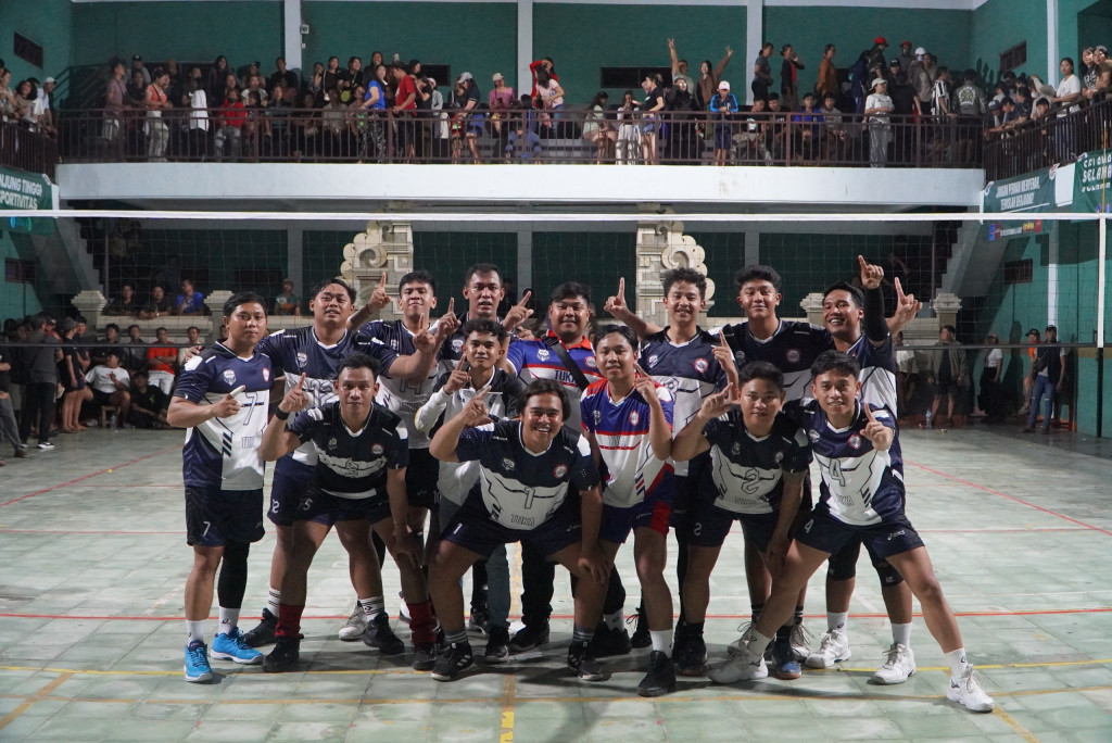 Porjaka Tuka Raih Juara Pertama Pada Turnamen Bola Voli serangkaian Porsenides Dalung 2025